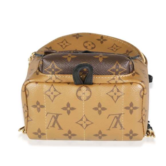 Louis Vuitton Monogram & Monogram Reverse Canvas Palm Springs Mini Backpack - Picture 4 of 7